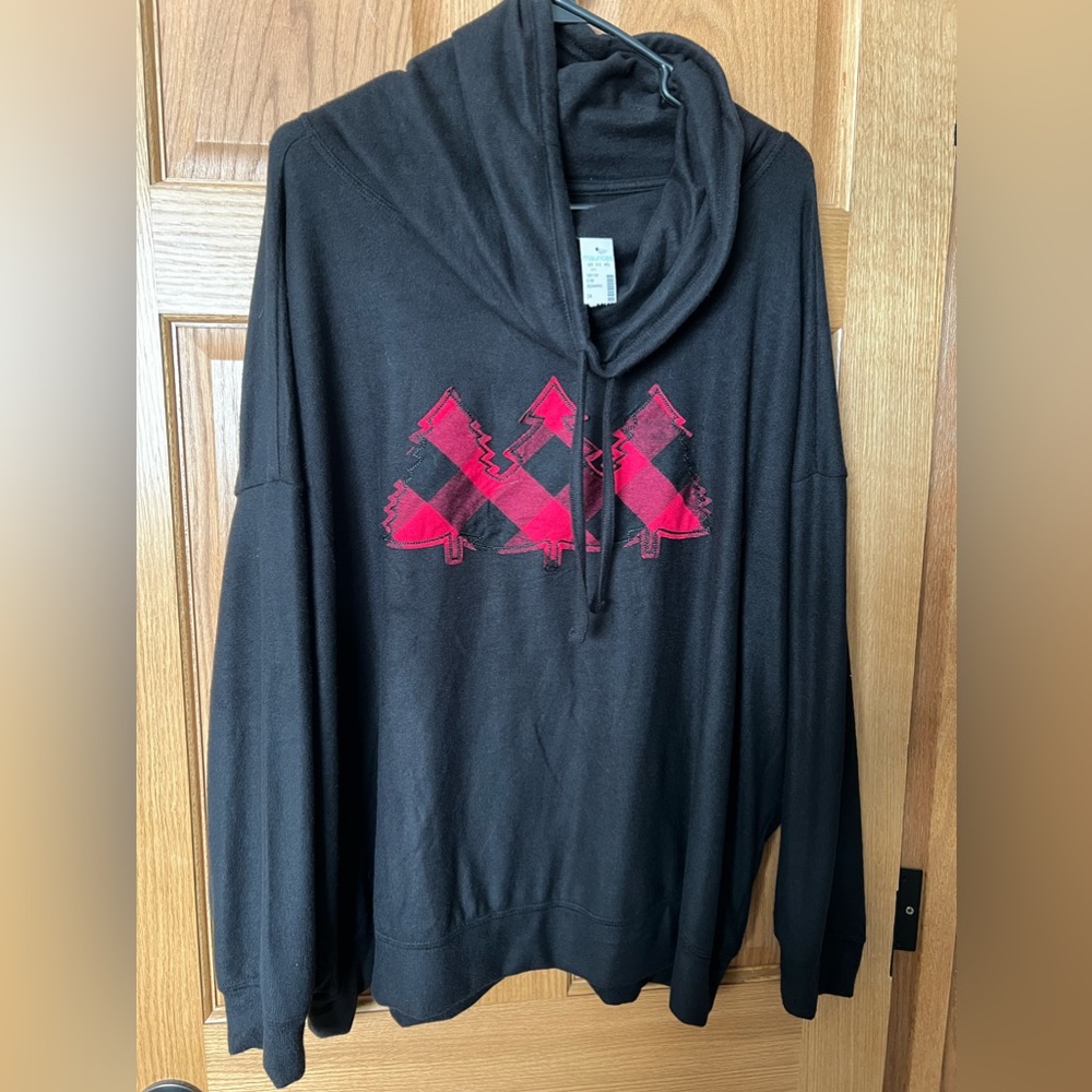 Black & Red Sweatshirt